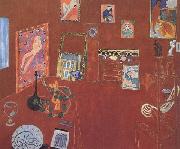 Henri Matisse The Red Studio (mk35) oil on canvas